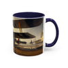 Vintage Aviator Accent Coffee Mug - 11oz, Vibrant Accent Coffee Mug