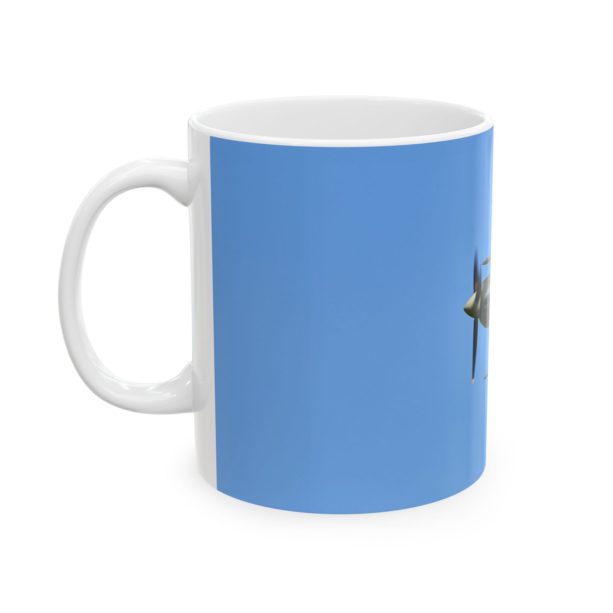 Spitfire Ceramic Mugs - Perfect Gift for Pilots, Aviation Lovers, Air Force Veterans, Coffee Lovers, Birthday, and Father's Day