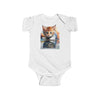 Cute Cat Art Infant Bodysuit - Adorable Baby Clothes for Animal Lovers