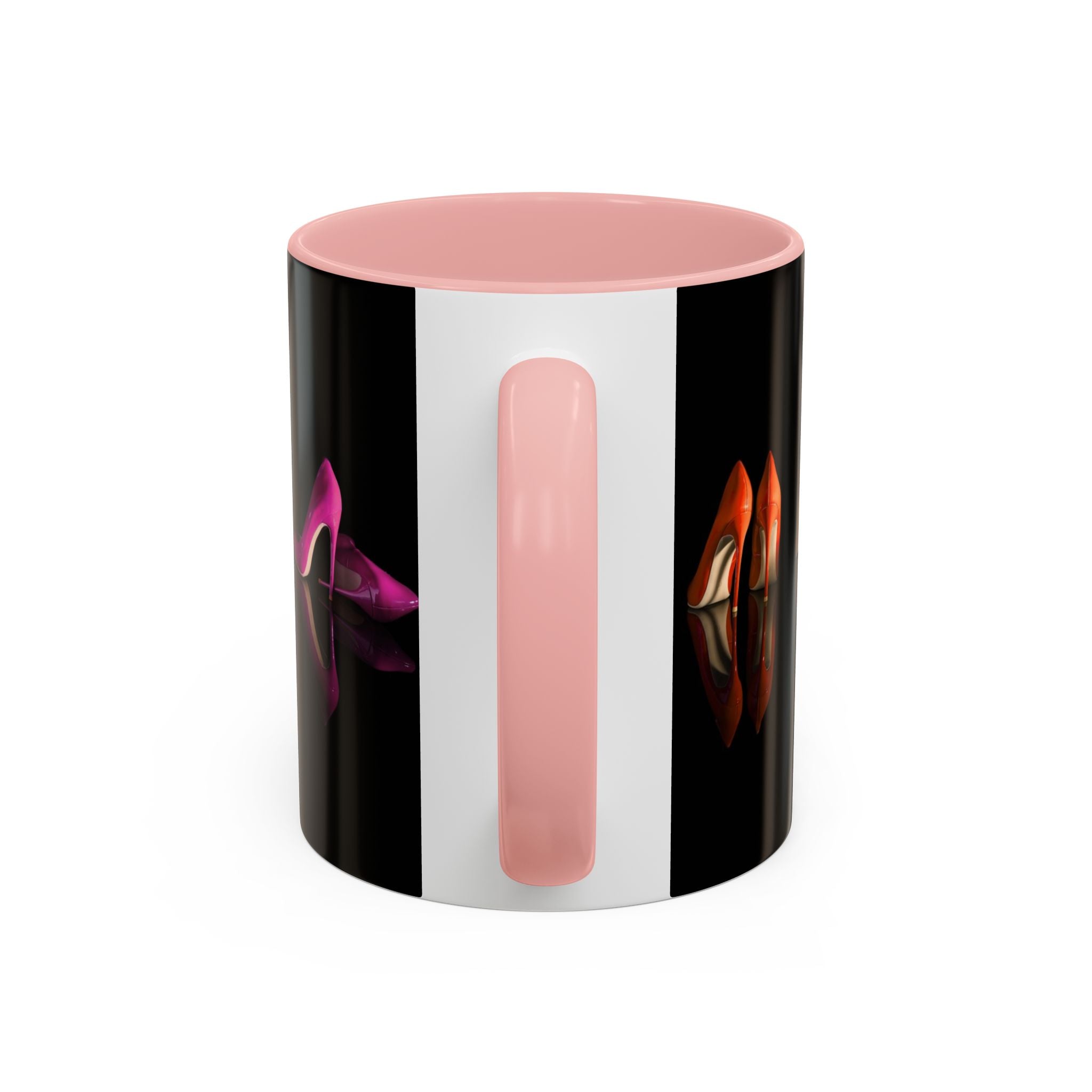 Elegant Silhouette Coffee Mug Collection alongside coffee beans and a cozy blanket.