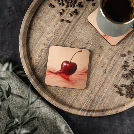 Cherry Blossom Coasters Wine Lovers- Artistic Drink Coasters for Home Decor, Unique Gifts for Wine Lovers, Weddings, Birthdays & More