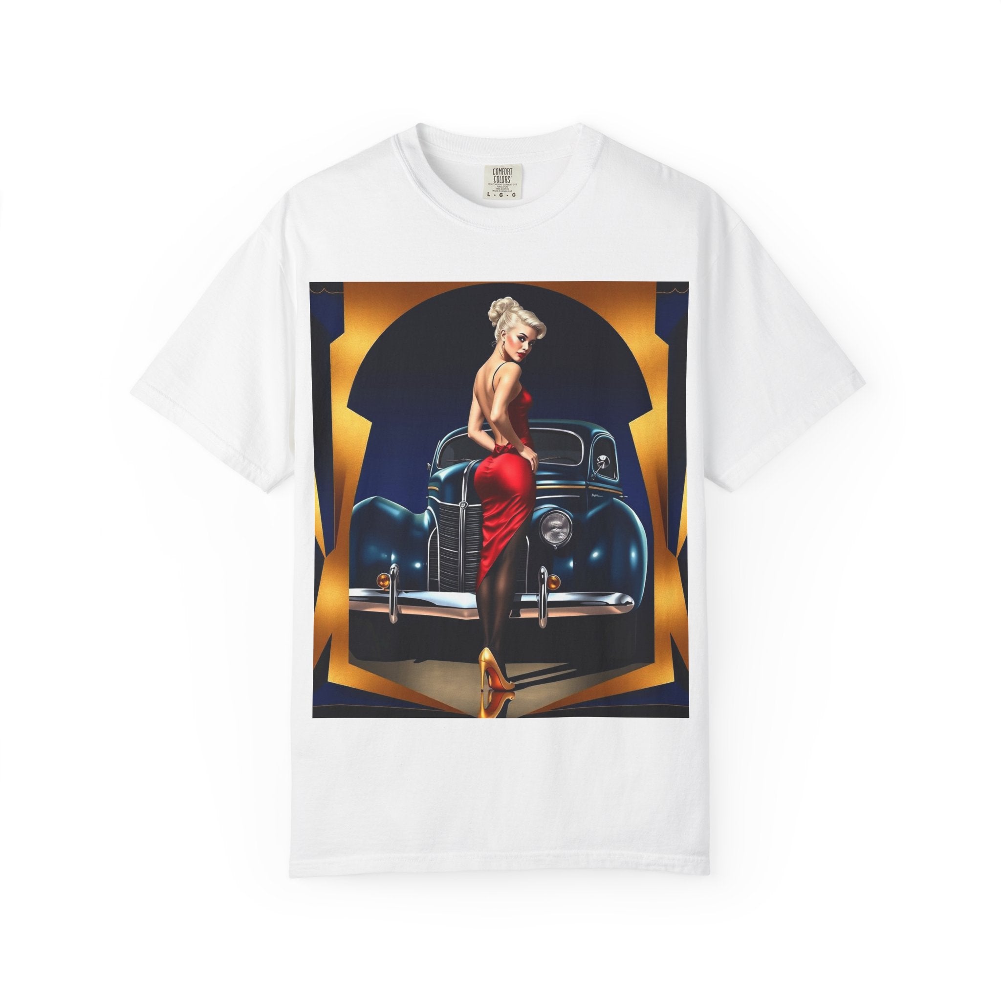 Stylish Glamour T-Shirt for Her, Retro Fashion Tee, Stylish Casual Wear, Gift for Her Trendy T-Shirt for Events