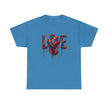 Love Heavy Cotton Tee For Him - Artful Expression for Couples, Gift for Anniversaries, Valentine's Day, Casual Wear, Art Lovers Tee