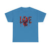 Love Heavy Cotton Tee For Him - Artful Expression for Couples, Gift for Anniversaries, Valentine's Day, Casual Wear, Art Lovers Tee