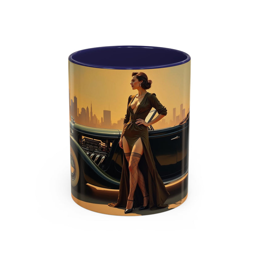 Stunning Accent Coffee Mug featuring colorful interior perfect for coffee lovers.