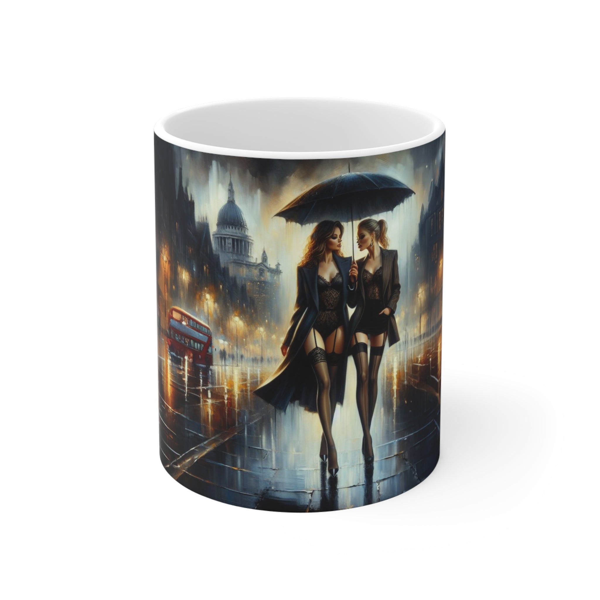 Attractive Women, Vintage Glamour  Mug,  Enthusiast Gift, Coffee Cup, Retro, Unique  Mug, Glamour, Retro, Woman, Dress