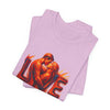 Love Embrace Unisex T-Shirt, Romantic Tee, Gift for Couples, Valentine's Day Apparel, Cute Love Shirt, Sweetheart Gift