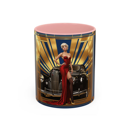 Glamorous Vintage Coffee Mug in 11oz size, perfect for morning coffee or as a gift.