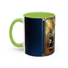Stylish Accent Coffee Mug featured in a cozy kitchen, perfect for everyday use.
