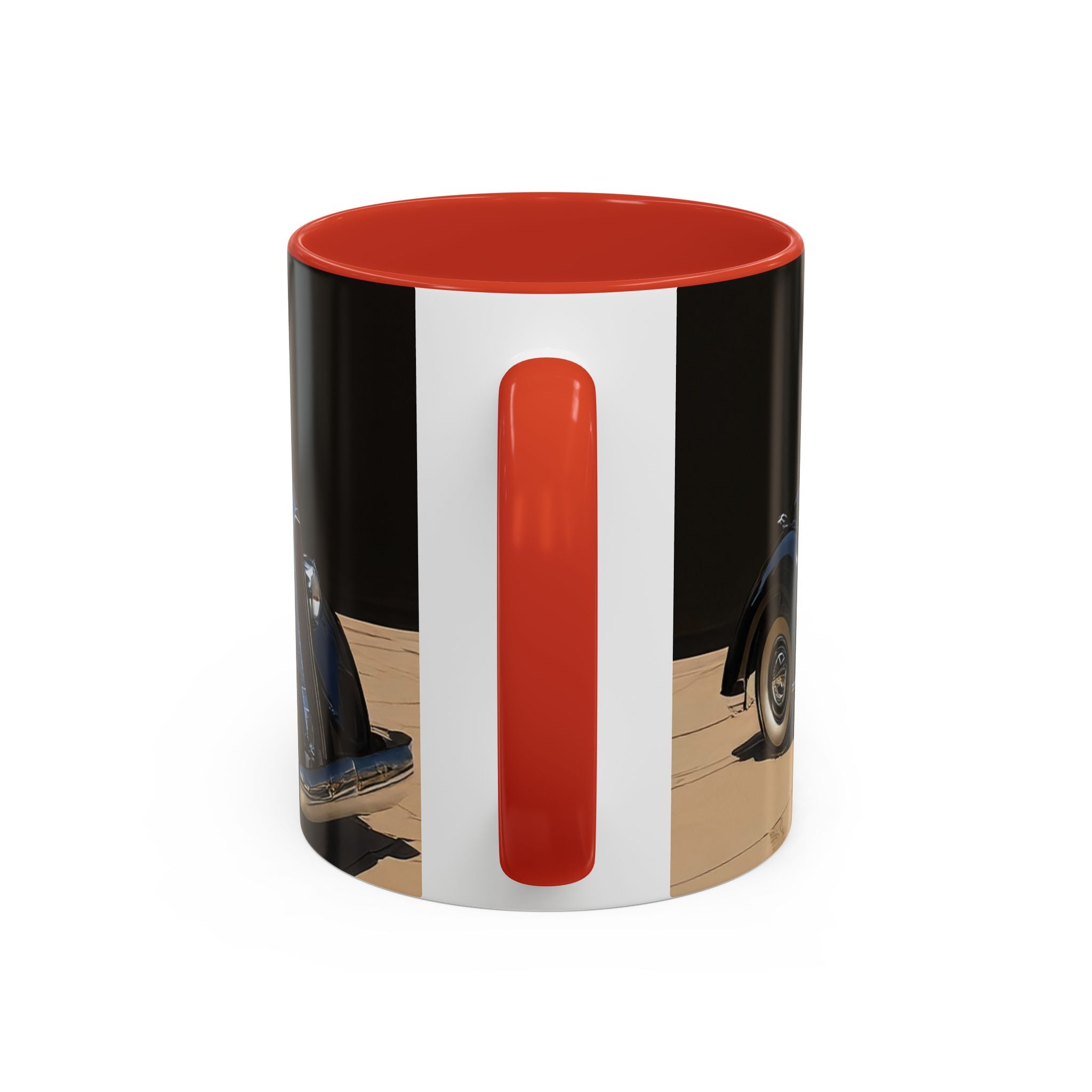 Vintage Glamour Coffee Mug, Vibrant Accent Coffee Mug