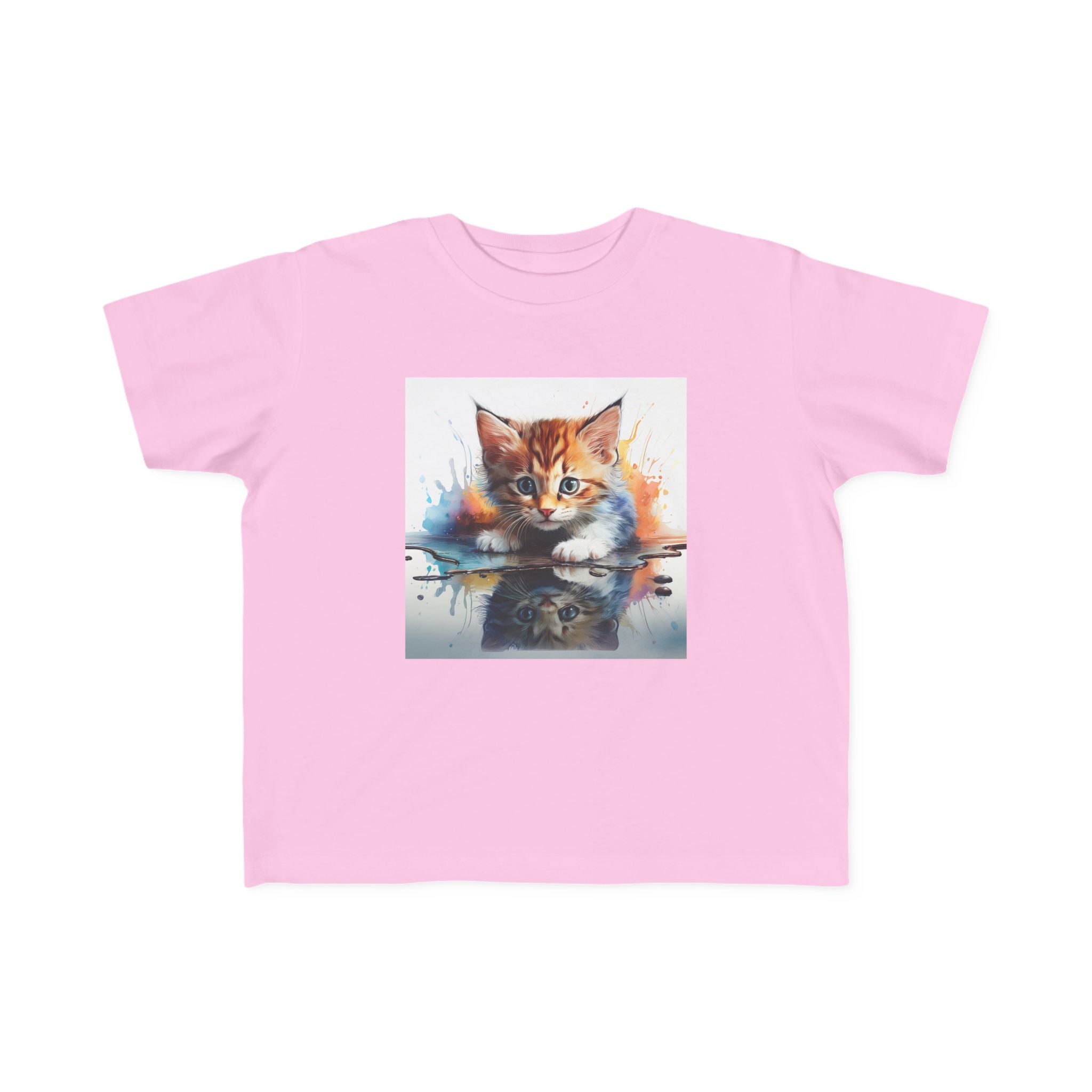 Whimsical Cat Art Toddler Tee Kids' Clothing