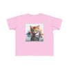 Whimsical Cat Art Toddler Tee Kids' Clothing