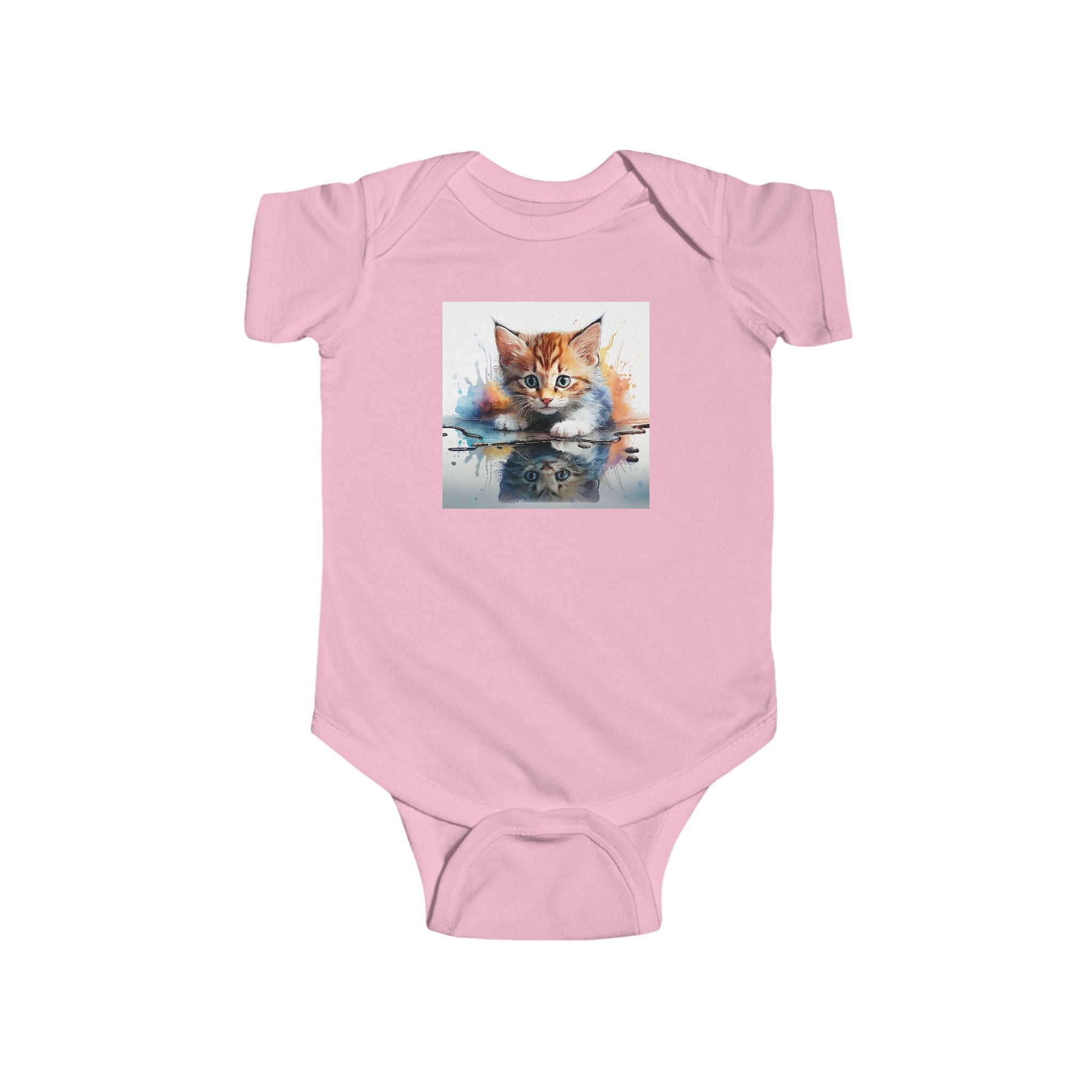 Kitten Infant Bodysuit, Baby Onesie, Newborn Outfit, Baby Shower Gift, Adorable Pet Bodysuit