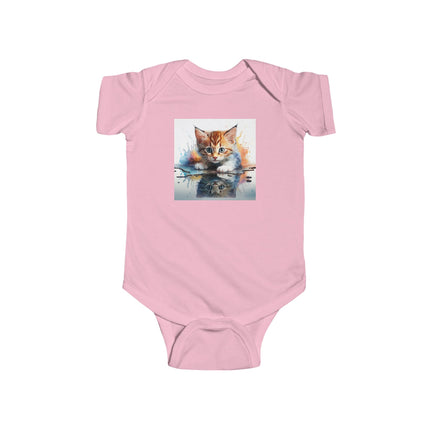 Kitten Infant Bodysuit, Baby Onesie, Newborn Outfit, Baby Shower Gift, Adorable Pet Bodysuit
