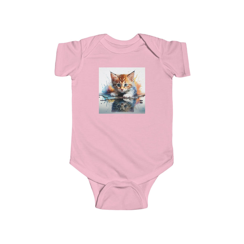 Kitten Infant Bodysuit, Baby Onesie, Newborn Outfit, Baby Shower Gift, Adorable Pet Bodysuit