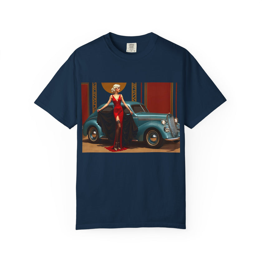 Glamour T-Shirt for Her, Retro Fashion Tee, Stylish Casual Wear, Gift for Her, Trendy T-Shirt for Events