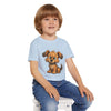 Cute Dog Design Toddler T-Shirt, Perfect for Gifts, Birthdays, Playdates, Animal Lovers, Casual Wear, Kids Clothing