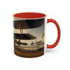 Vintage Aviator Accent Coffee Mug - 11oz, Vibrant Accent Coffee Mug