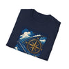 Adventure Compass T-Shirt, Travel Gift, Exploration Tee, Unisex Graphic Shirt, Gift For Him, Outdoor Adventure Apparel