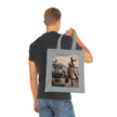 Vintage Travel Cotton Tote Bag - Stylish & Functional Artistic Tote Bag