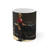 Glamour Woman,  Mug, Enthusiast Gift, Coffee Cup, Retro, Unique, Mug, Glamour, Retro, Woman, Dress, Red