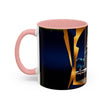 Vintage Pin-Up Coffee Mug - Classic Car Design perfect for gifting on special occasions.
