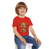 Cute Dog Design Toddler T-Shirt, Perfect for Gifts, Birthdays, Playdates, Animal Lovers, Casual Wear, Kids Clothing