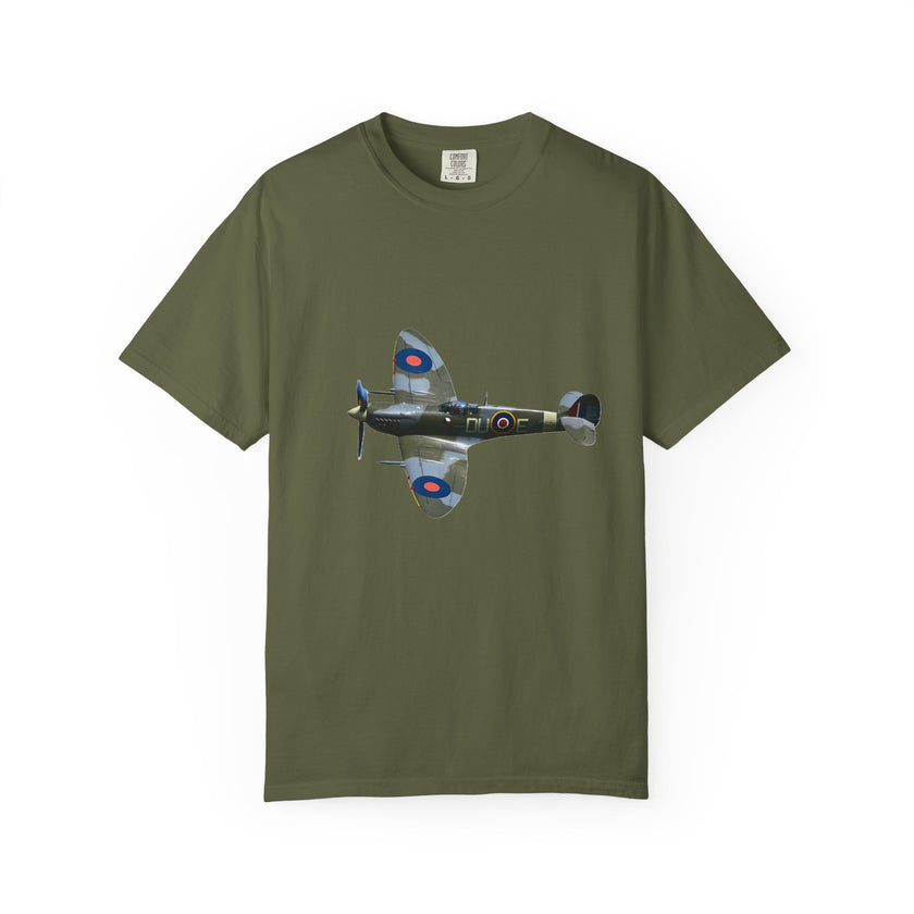 Spitfire T Shirt Aviation Fighter RAF WW2 T-Shirt, Retro Fashion Tee, Stylish Casual Wear, Gift for Him, Trendy T-Shirt for Events