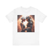 Futuristic Love Tee | Sci-Fi Enthusiast Shirt, Unisex Graphic Tee, Gift for Him, Casual Wear, Geeky Apparel