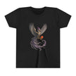 Mystical Phoenix Youth Tee, Magical T-Shirt for Kids, Fantasy Shirt, Perfect Birthday Gift, Summer Outfit, Kids Apparel