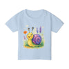 Cute Snail Toddler T-Shirt, Kids Apparel, Baby Shower Gift, Garden Party Outfit, Playful Shirt