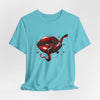 Red Lip Design Unisex Jersey Tee | Casual Wear, Trendy Shirt, Gift for Her, Summer Style, Statement Top
