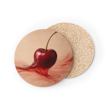 Cherry Blossom Coasters Wine Lovers- Artistic Drink Coasters for Home Decor, Unique Gifts for Wine Lovers, Weddings, Birthdays & More