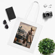 Vintage Travel Cotton Tote Bag - Stylish & Functional Artistic Tote Bag