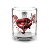 Romantic Kiss Glass Mug, 10oz | Perfect Gift for Valentine's Day, Wedding, Anniversary, Coffee Lovers, Home Decor