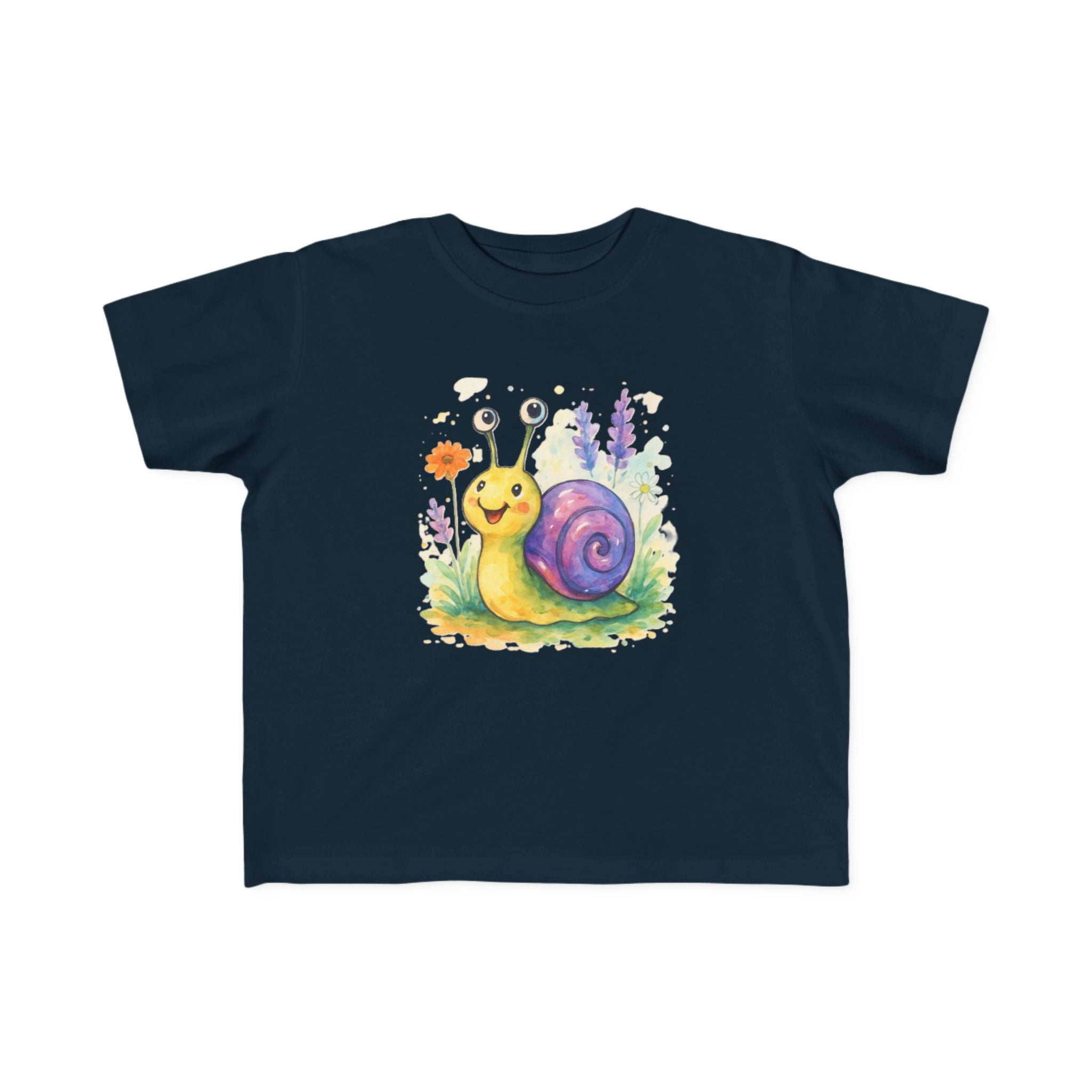 Cute Snail Toddler T-Shirt - Fun & Colorful Jersey Tee for Kids