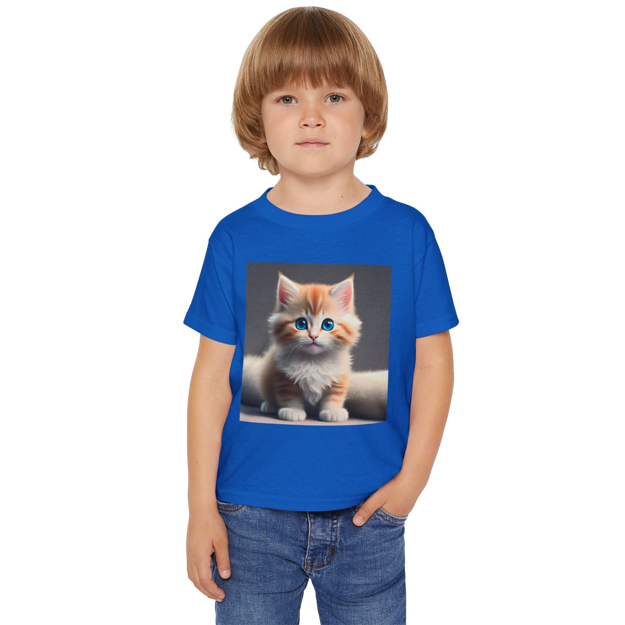 Cute Kitten Toddler T-Shirt | Cute Cat Tee for Kids | Perfect Birthday Gift, Animal Lovers, Pet Lovers, Everyday Wear