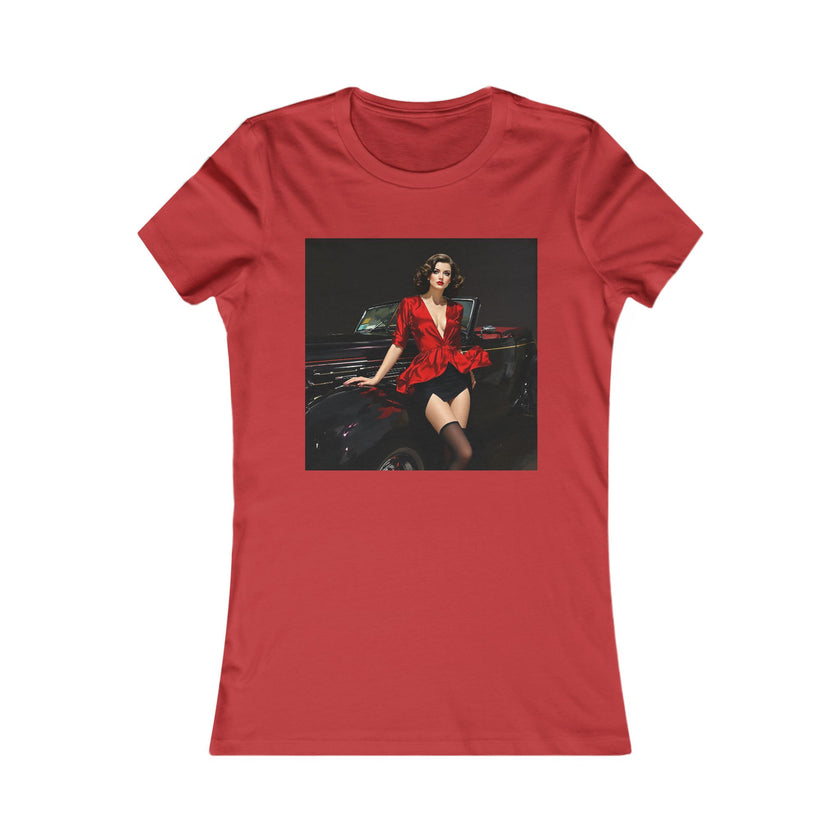 Vintage Glamour Women's Tee, Retro Graphic Shirt, Statement T-Shirt, Fashion Gift, Casual Wear, Birthday Present, Gift for Her