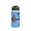 Battle of Britain Flight Stainless Steel Water Bottle, Jet Design, Gift for Pilot, Travel Hydration, Airforce Lover, Outdoor Adventures