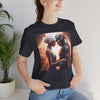 Futuristic Love Tee for Her | Sci-Fi Enthusiast Shirt, Unisex Graphic Tee, Gift for Her, Casual Wear, Geeky Apparel