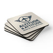 Altitude & Attitude Corkwood Coaster Set