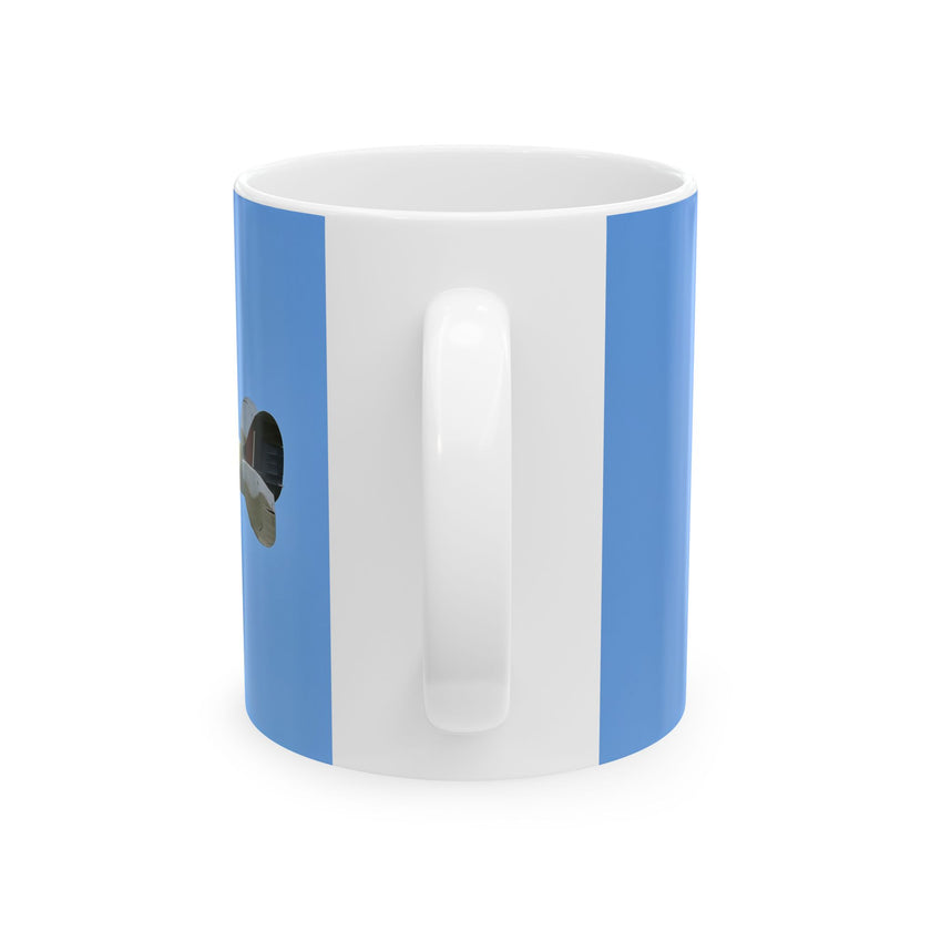 Spitfire Ceramic Mugs - Perfect Gift for Pilots, Aviation Lovers, Air Force Veterans, Coffee Lovers, Birthday, and Father's Day