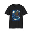 Adventure Compass T-Shirt, Travel Gift, Exploration Tee, Unisex Graphic Shirt, Gift For Him, Outdoor Adventure Apparel