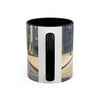 Vintage Glamour Accent Coffee Mug in both sizes, 11oz and 15oz, for every sipping need.