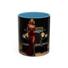 Vintage Glamour Coffee Mug - 11oz displayed with other kitchenware for a chic look.