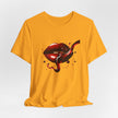Red Lip Design Unisex Jersey Tee | Casual Wear, Trendy Shirt, Gift for Her, Summer Style, Statement Top