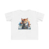 Whimsical Cat Art Toddler Tee Kids' Clothing