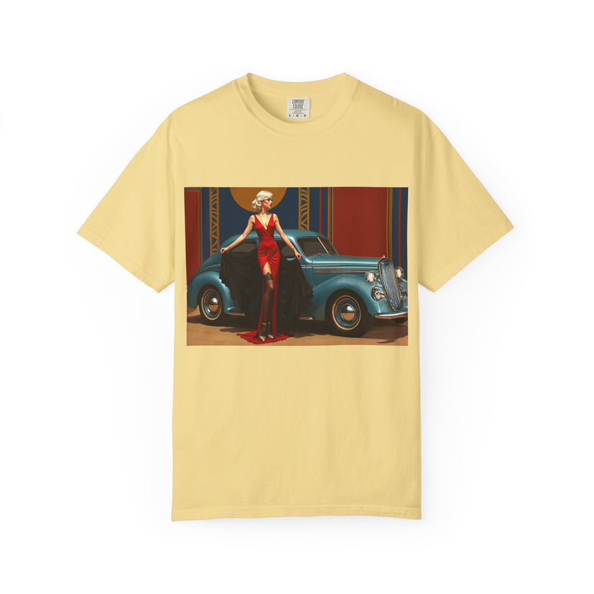 Glamour T-Shirt for Her, Retro Fashion Tee, Stylish Casual Wear, Gift for Her, Trendy T-Shirt for Events