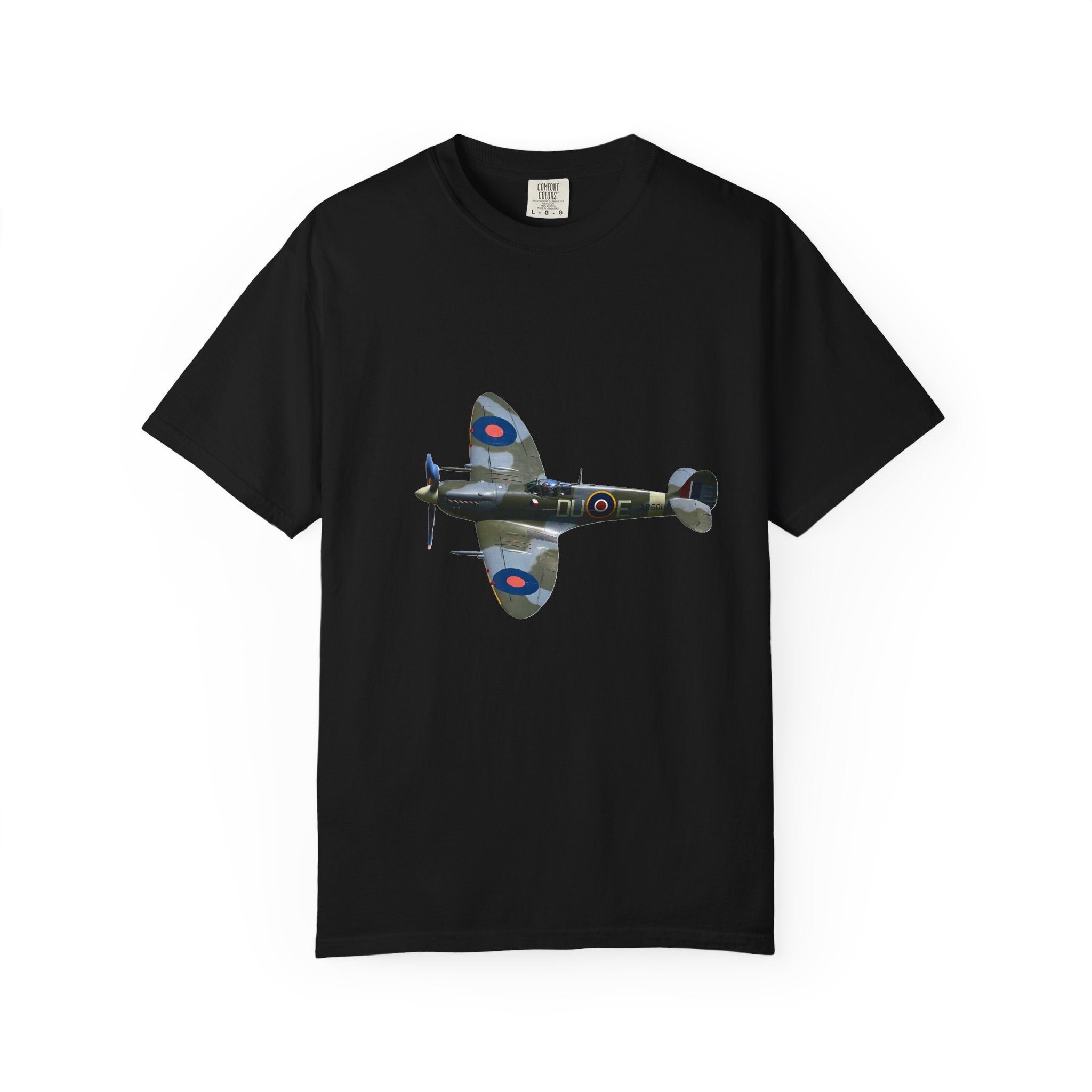 Spitfire T Shirt Aviation Fighter RAF WW2 T-Shirt, Retro Fashion Tee, Stylish Casual Wear, Gift for Him, Trendy T-Shirt for Events