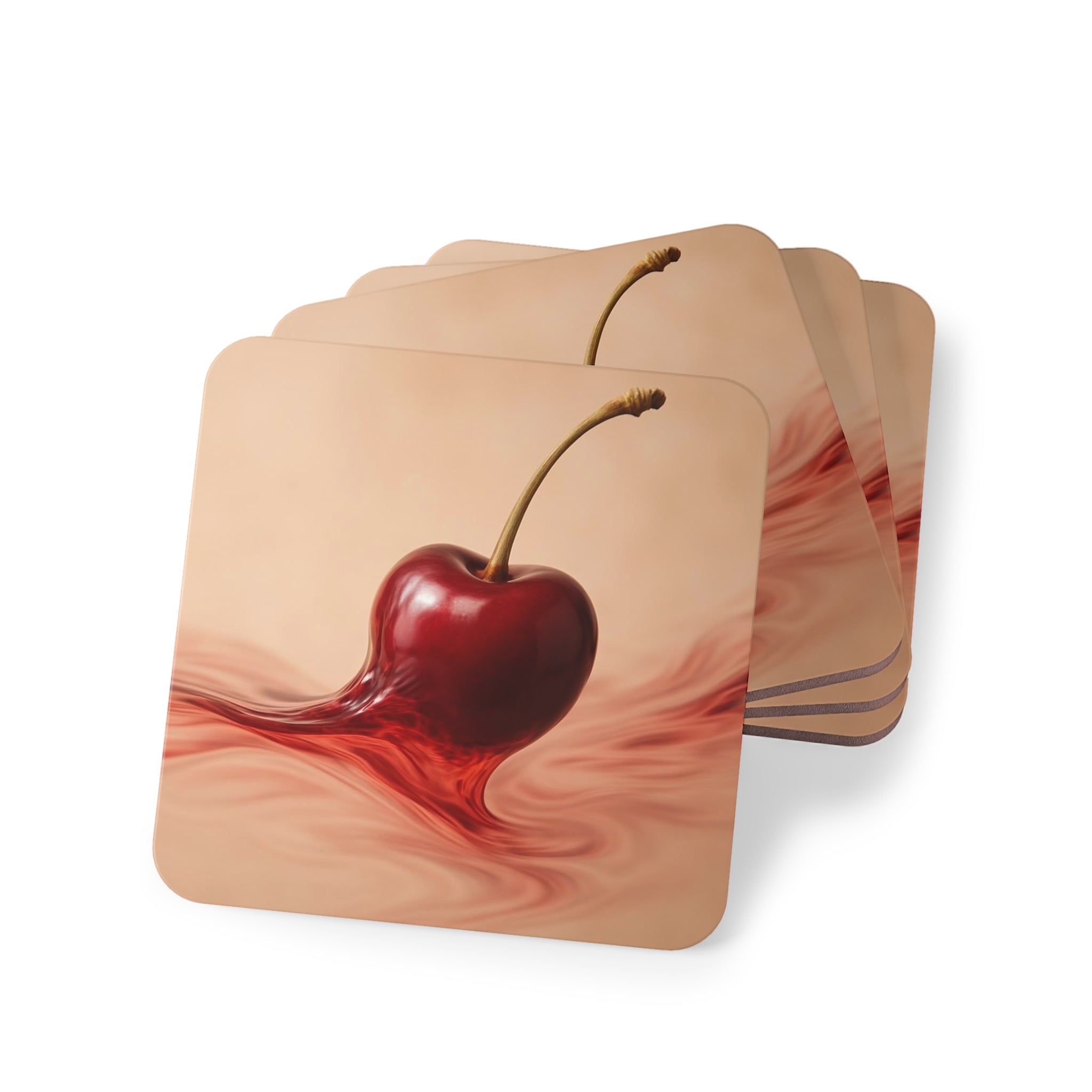 Cherry Blossom Coasters Wine Lovers- Artistic Drink Coasters for Home Decor, Unique Gifts for Wine Lovers, Weddings, Birthdays & More